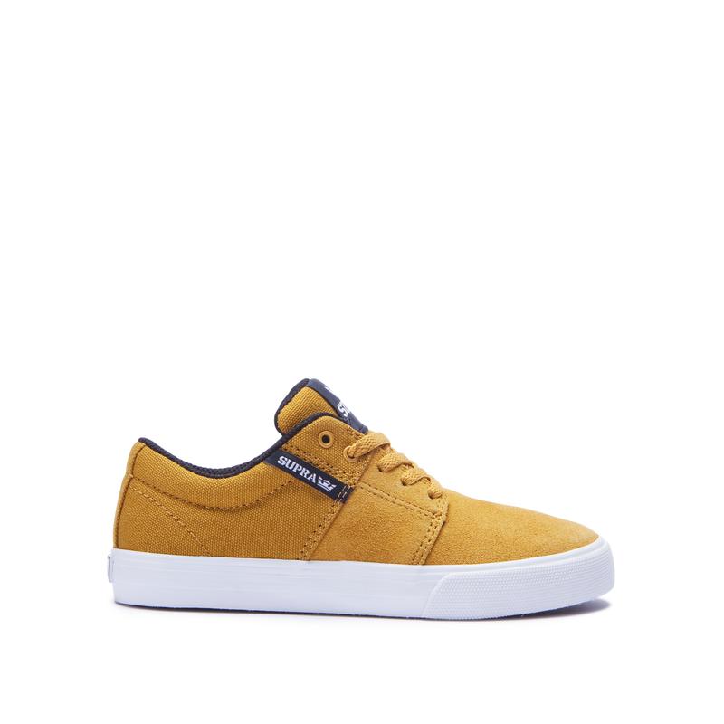 Supra STACKS II VULC Sneaker Low Kinder Gelb Bestellen EUDIJ0873